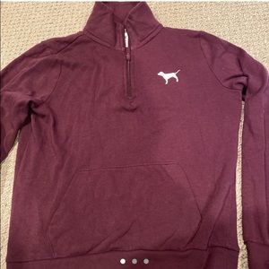 Pink 1/4 quarter zip up